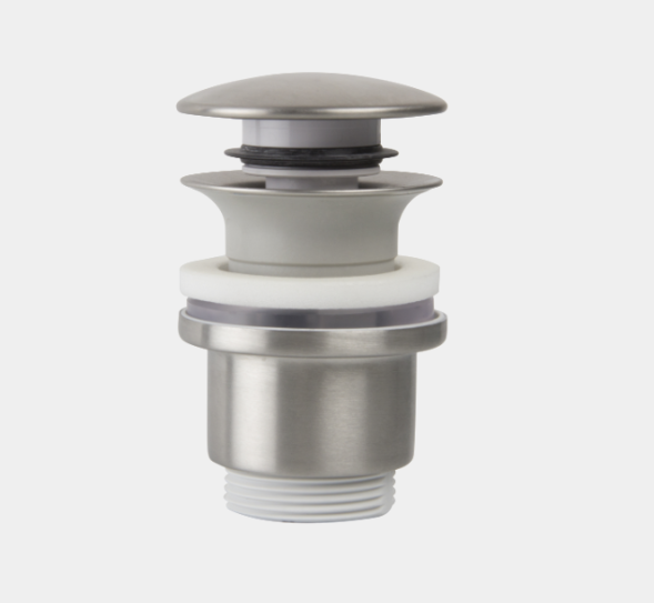 Донный клапан, Fima Carlo Frattini, Spillo Steel, 1 1/4", цвет-нержавеющая сталь