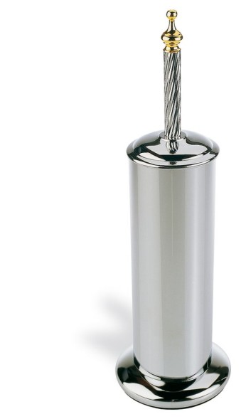 Stil Haus Giunone, напольный металлический ёрш, цвет хром - золото