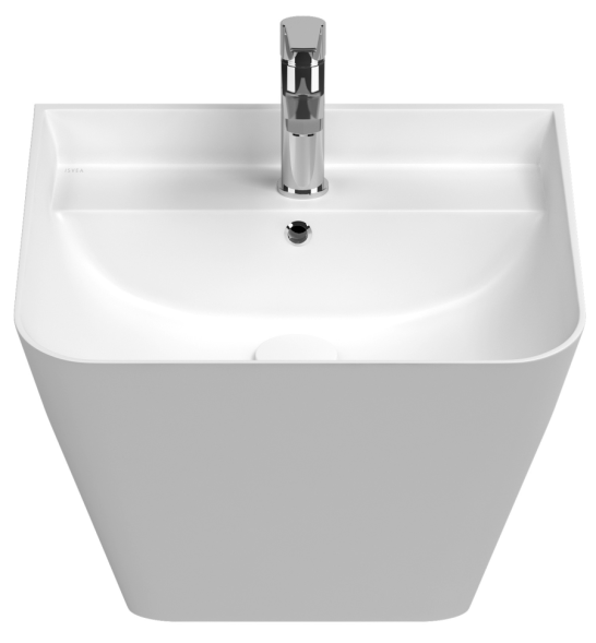 Раковина ISVEA Sott'Aqua подвесная ШГВ 500*420*515 отверстия для смесителя 1 цвет белый 10SQ37002