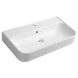 Раковина, ISVEA, SistemaU накладной отверстия для смесителя-1, с переливом, без креплений, цвет-белый 10PL53070