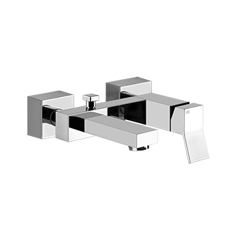 Gessi Смеситель для ванны и душа, Rettangolo K, цвет хром 53013#031