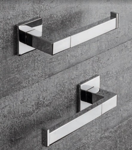 Держатель туалетной бумаги COLOMBO DESIGN BASICQ B3708DX без крышки Правый цвет хром