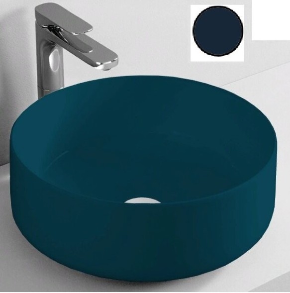 Раковина Artceram Cognac Quadro накладная  цвет notte COL001 36 00