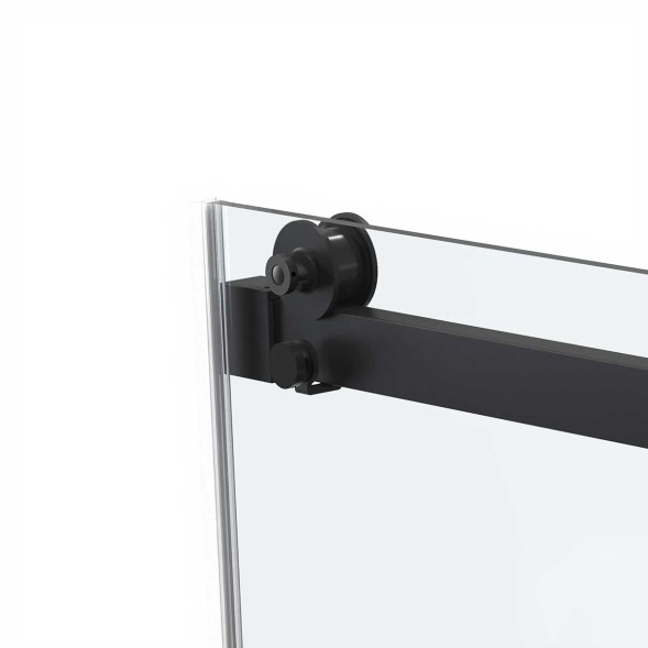 Vincea Душевая дверь Комо Софт (Como Soft) VDS-1CS120CLB, 1200, черный, стекло прозрачное