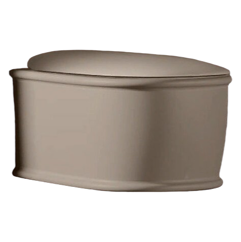 Унитаз Artceram Atelier подвесной безободковый цвет Brown matera ATV001 41 00