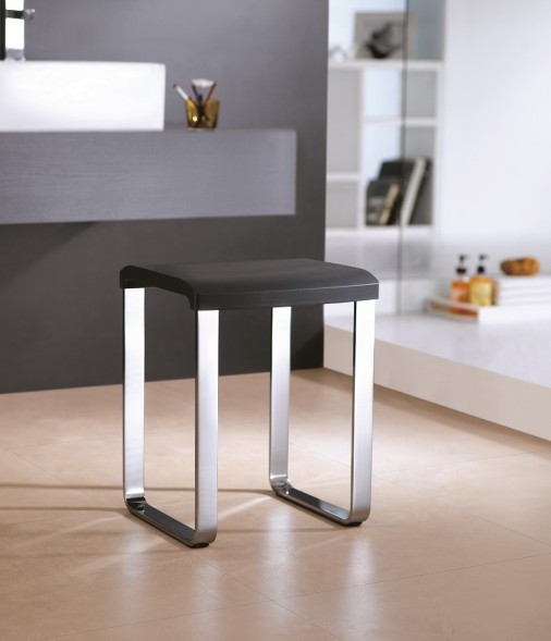 Табурет LANGBERGER ACCESSORIES 70193-AN напольный цвет черный алюминий