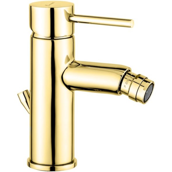 Emmevi Piper, однорычажный смеситель для биде с донным клапаном, цвет золото 45004/OR