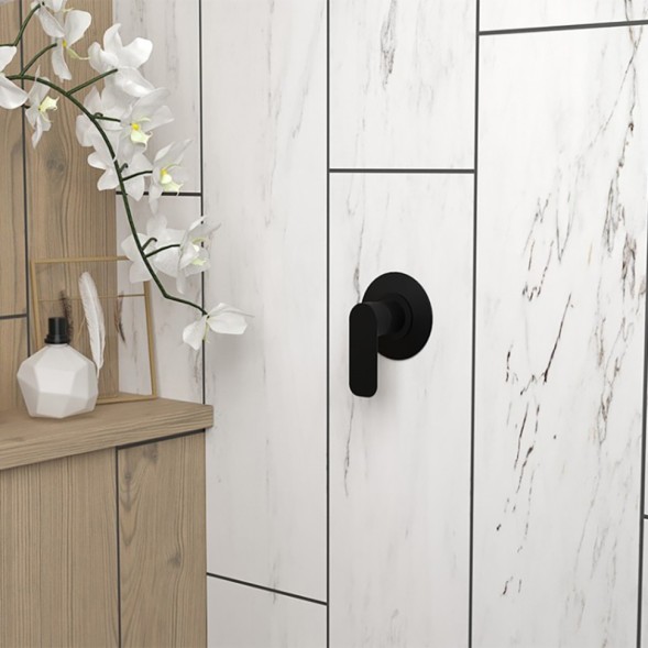 Paini 09YO690 Cмеситель для душа Нове встраиваемый, чёрный