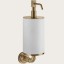 Gessi Дозатор для жидкого мыла, VENTI20, шгв 75*136*254, цвет дозатора Матовая латунь#белый  65413#727