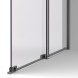 Vincea Душевая перегородка Волк-Ин (Walk-In) VSW-1WSL120CGGM, 1200*2000, вороненая сталь, стекло тонированное