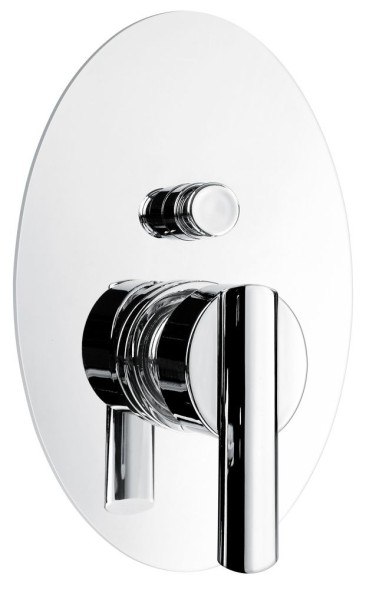 Emmevi Внутристенный смеситель Elly на 2 выхода, цвет хром 41019CR