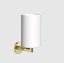 Gessi Стакан, Anello, шгв 75*107*171, цвет стакана белый, цвет держателя  брашированная бронза PVD  63707#726