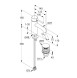 Смеситель KLUDI BOZZ 38266N076 для раковины на одно отверстие однорычажный с донным клапаном