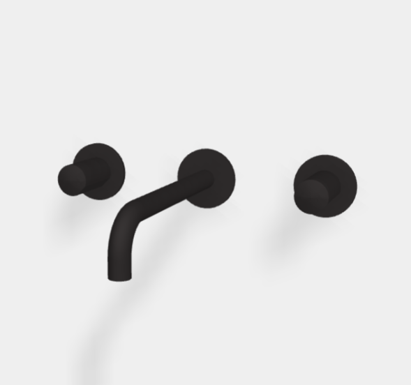 Смеситель для раковины, Fima Carlo Frattini, So, цвет-черный матовый F3191L/5NS