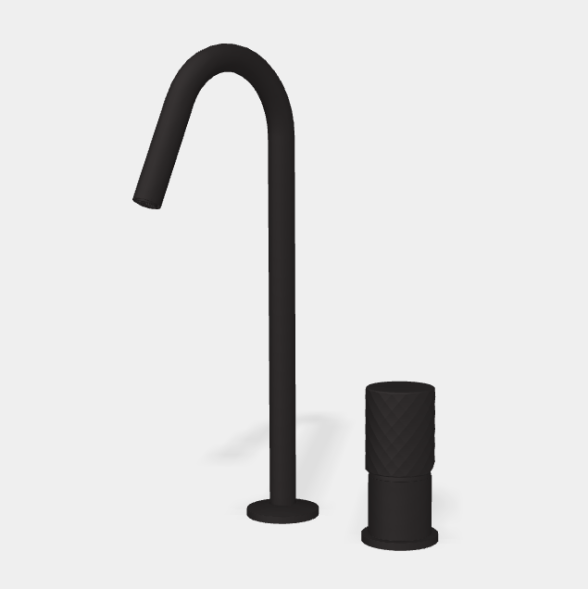 Смеситель для раковины, Fima Carlo Frattini, Spillo Tech, X COLLECTION, цвет-черный матовый F3271TNCXNS