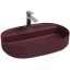 Раковина накладная ISVEA Infinity 60 овальная 60см цвет бордовый матовый 10NF65060-2R