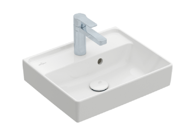 Villeroy&amp;Boch Раковина, Collaro, шгв 450*370*85, отверстия для смесителя-1, цвет-альпийский белый 43344501