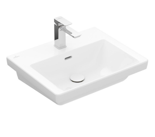 Villeroy&amp;Boch Раковина, Subway 3.0, шгв 550*440*120, отверстия для смесителя-отсутствуют, цвет-альпийский белый 4A705801