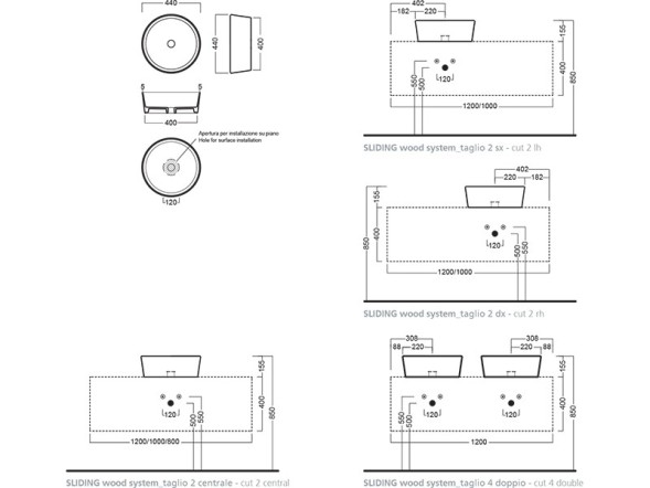 Раковина HATRIA HAPPY HOUR A0Y1VG25 накладная без отверстия без перелива цвет белый матовый
