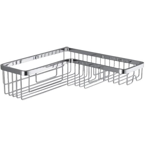 Полочка корзинка COLOMBO DESIGN ANGOLARI B9615 угловая одинарная цвет хром