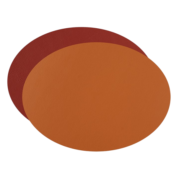 Плейсмат COLOMBO DESIGN ADJ 001.09/30 настольный двухсторонний цвет коньяк/бордо