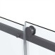 Vincea Душевая дверь Комо Софт (Como Soft) VDS-1CS120CLGM, 1200, вороненая сталь, стекло прозрачное