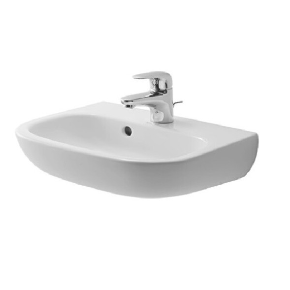 Duravit Раковина, D-Code, шгв 450*340*145, отверстия для смесителя-1, цвет белый (стар.арт 0705450000) 07054500002