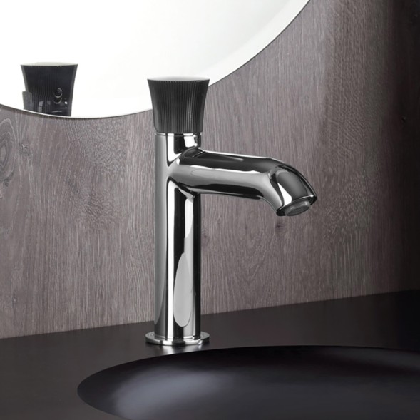 Paini 18CR205PZ Смеситель для раковины Домус , хром/брашированный чёрный