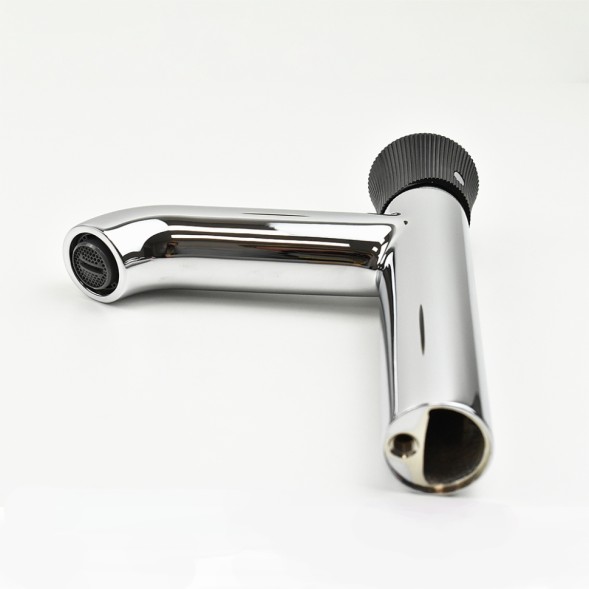 Paini 18CR205PZ Смеситель для раковины Домус , хром/брашированный чёрный