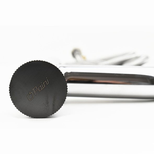 Paini 18CR205PZ Смеситель для раковины Домус , хром/брашированный чёрный