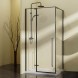 Vincea Душевой уголок Слим-Н (Slim-N) VSR-5SN9090CLB, 900*900, черный, стекло прозрачное