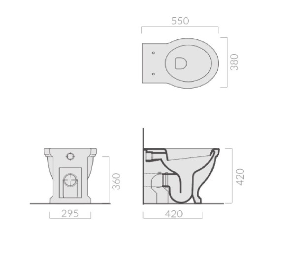 Унитаз GALASSIA ETHOS 8437 напольный цвет белый глянцевый