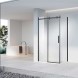Vincea Душевой уголок Комо-Н (Como-N) VSR-4CN8015CLB, 1500*800, черный, стекло прозрачное
