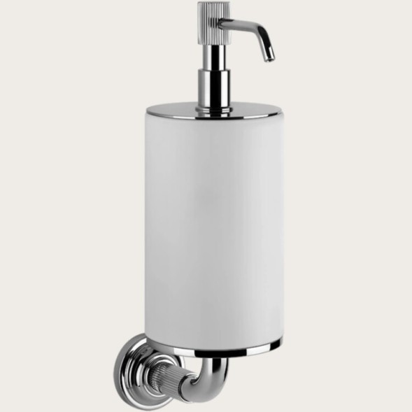 Gessi Дозатор для жидкого мыла, VENTI20, шгв 75*136*254, цвет дозатора Матовая латунь#чёрный  65414#727