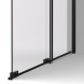 Vincea Душевая перегородка Волк-Ин (Walk-In) VSW-1WSL120GSB, 1200*2000, черный матовый, стекло янтарь