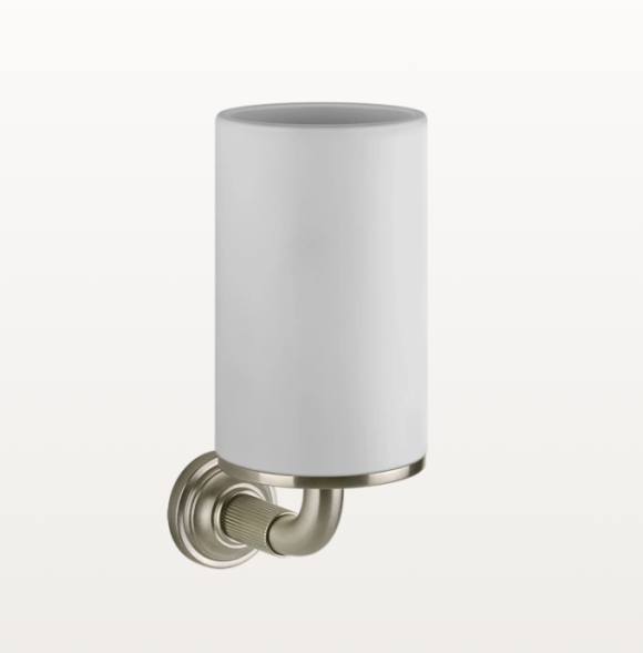 Gessi Стакан, VENTI20, шгв 75*114*182, цвет стакана#держателя чёрный#теплая бронза  65408#735
