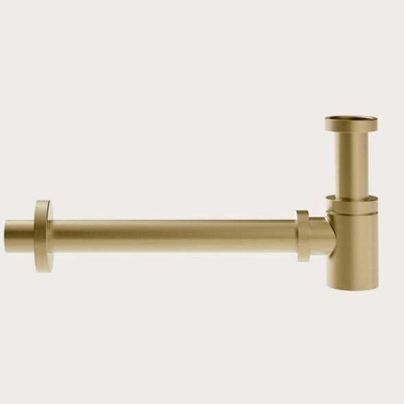 Gessi Сифон, Technical Accessories, бутылочный, 1 1#4", цвет брашированная бронза PVD  01375#726