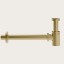 Gessi Сифон, Technical Accessories, бутылочный, 1 1#4", цвет брашированная бронза PVD  01375#726