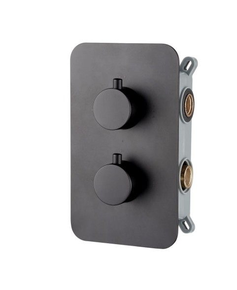 AQG Aqua Therm, встраиваемый смеситель для душа c термостатом на 2 выхода , цвет хром