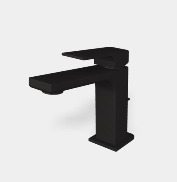 Смеситель для раковины, Fima Carlo Frattini, Fit, цвет-черный матовый F3381NS