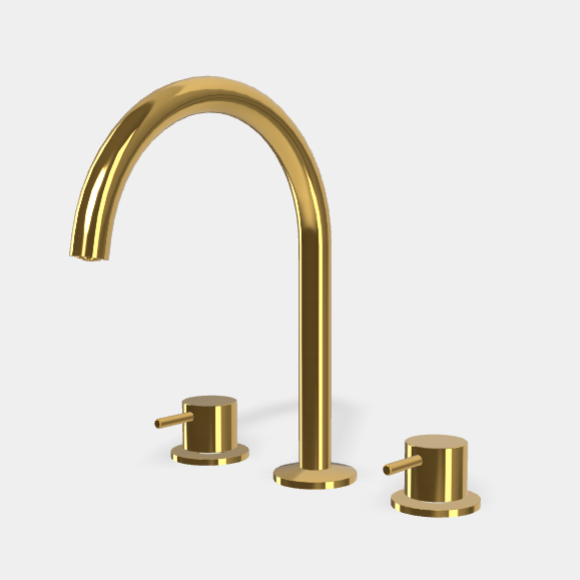 Смеситель для раковины, Fima Carlo Frattini, Spillo Up, цвет-золото F3161OR