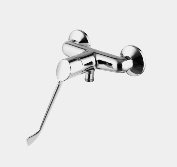 Смеситель для душа, Fima Carlo Frattini, Collettivita', на 1 потребитель, без душевого комплекта, для лечебных учреждений, цвет-хром F3835/1LCCR.WS