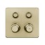 Gessi Смеситель для душа, Hi Fi Eclectic, на 2 потребителя, цвет Finox Brushed Никель 65232#727