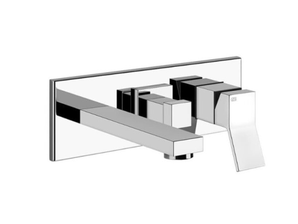 Gessi Смеситель для ванны и душа, Rettangolo K, цвет хром 53136#031