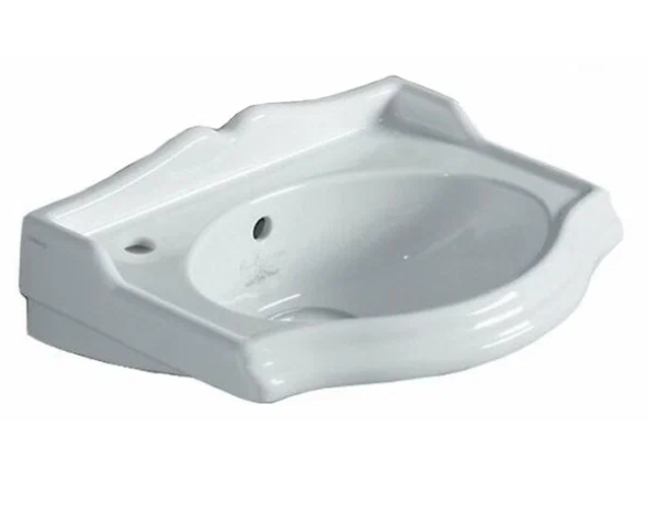 Раковина SIMAS ARCADE подвесная с одним отверстием слева со спинкой цвет белый AR035SX