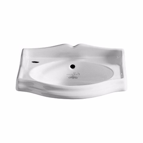 Раковина SIMAS ARCADE подвесная с одним отверстием слева со спинкой цвет белый AR035SX