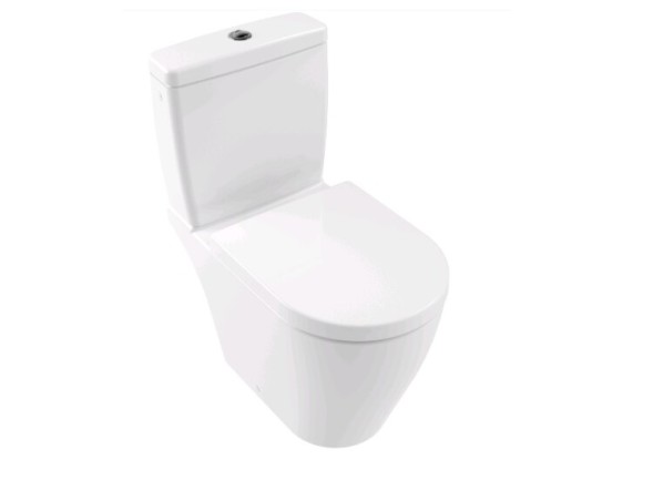 Villeroy&amp;Boch Унитаз, Avento, напольный, шгв 370*640*400, CeramicPlus, цвет-альпийский белый 5644R0R1