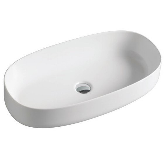 Раковина Artceram Cognac Quadro накладная  цвет матовый белый COL005 05 00