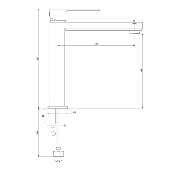 Paini 21CR205M Смеситель для раковины Грация , хром