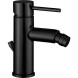 Emmevi Piper, однорычажный смеситель для биде с донным клапаном, цвет черный матовый 45004/NEO